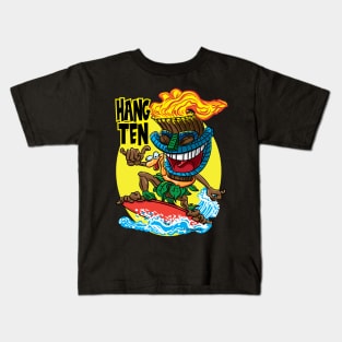 Hang 10 Tiki Surfer Kids T-Shirt